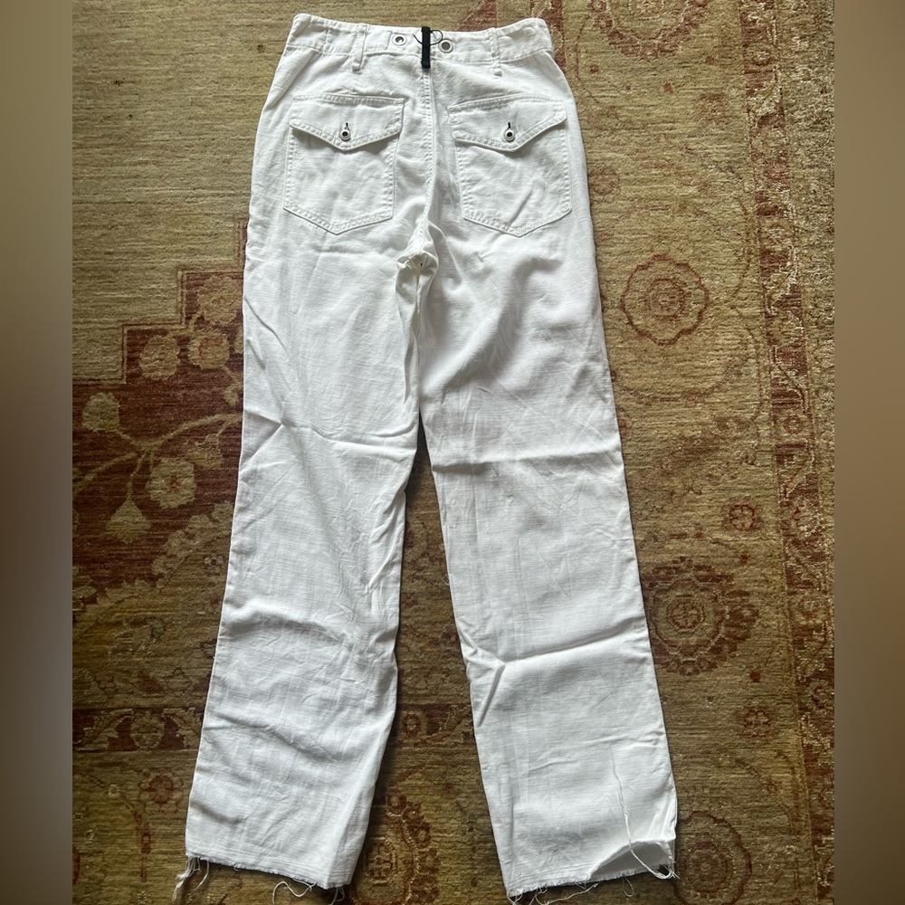 Rag & Bone White 100% Cotton Pant - Picture 4 of 4